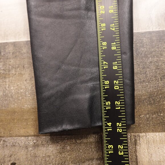 Madewell Wool & Leather Moto Coat Women’s 8 Black Modern Minimalist - Picture 9 of 14